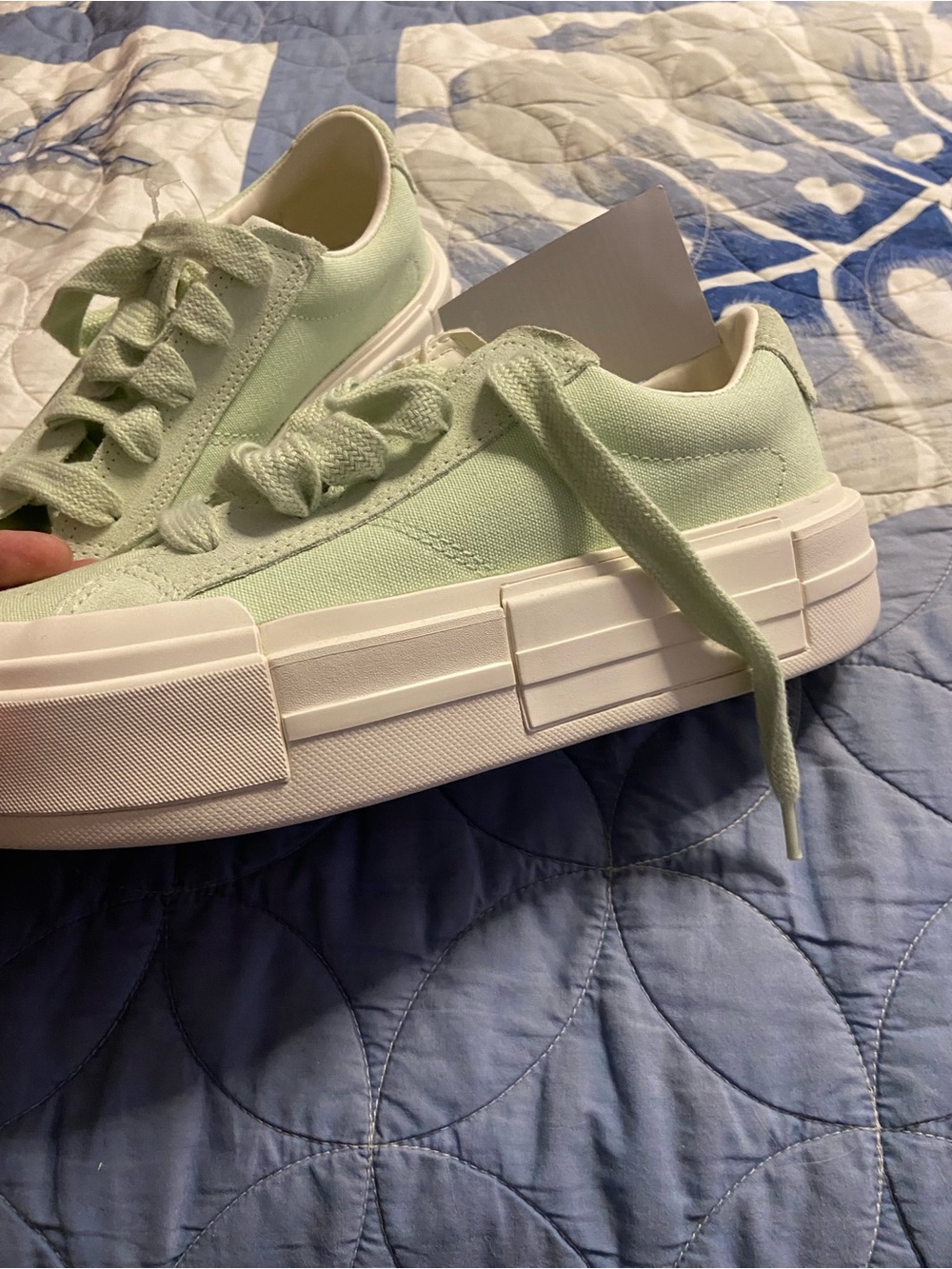 CONVERSE Mint Green Classic CHUCK TAYLOR Canvas Sneakers *UNISEX - Picture 2 of 8